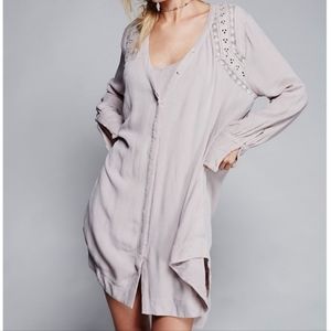 Free People Courtney's Victorian Shirt Dress